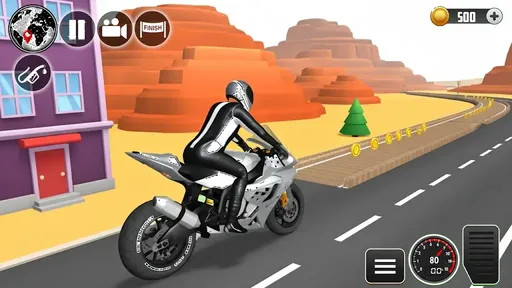Kids Motorbike Stunt Race Game手机版图2