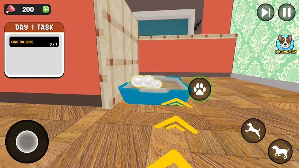 宠物狗模拟：小狗恶作剧（Pet Dog Simulator Puppy Pranks）游戏图1