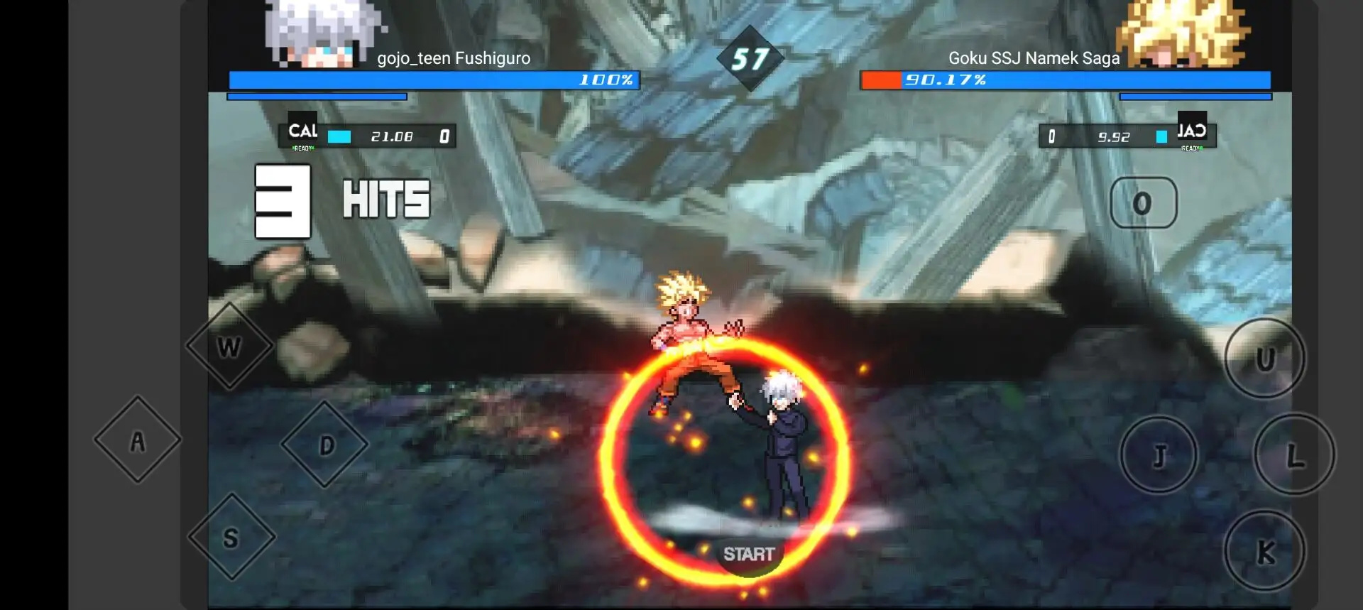 Anime Jump Battle Stars Mugen游戏图1
