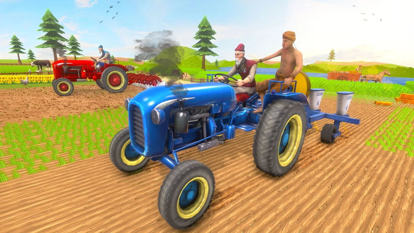 Real Tractor Modern Farming 3D游戏图2
