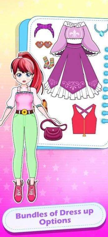 Anime Paper Doll Dressup游戏
