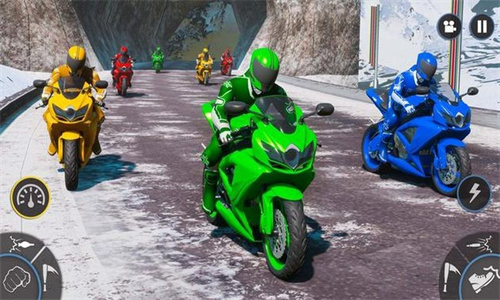自行车赛车摩托骑士(Bike Racing Moto Rider Game)图2