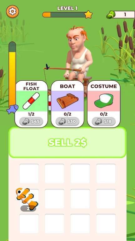 Poor Fisher－Fish Merge Clicker游戏图2