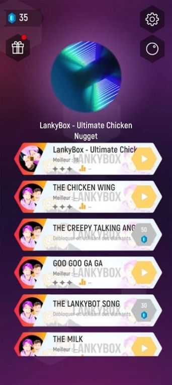 LankyBox Music Tiles Hop游戏图1