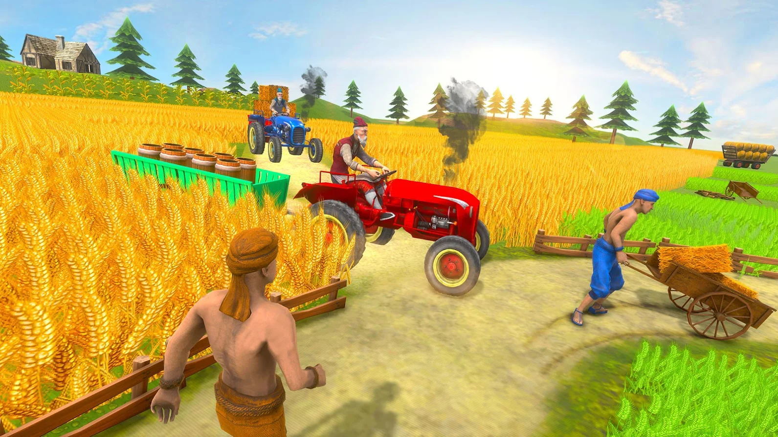 Real Tractor Modern Farming 3D游戏