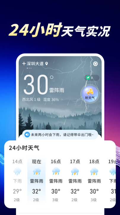 天气预报分秒报软件图2