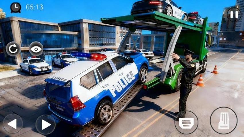 城市警车行动游戏图1