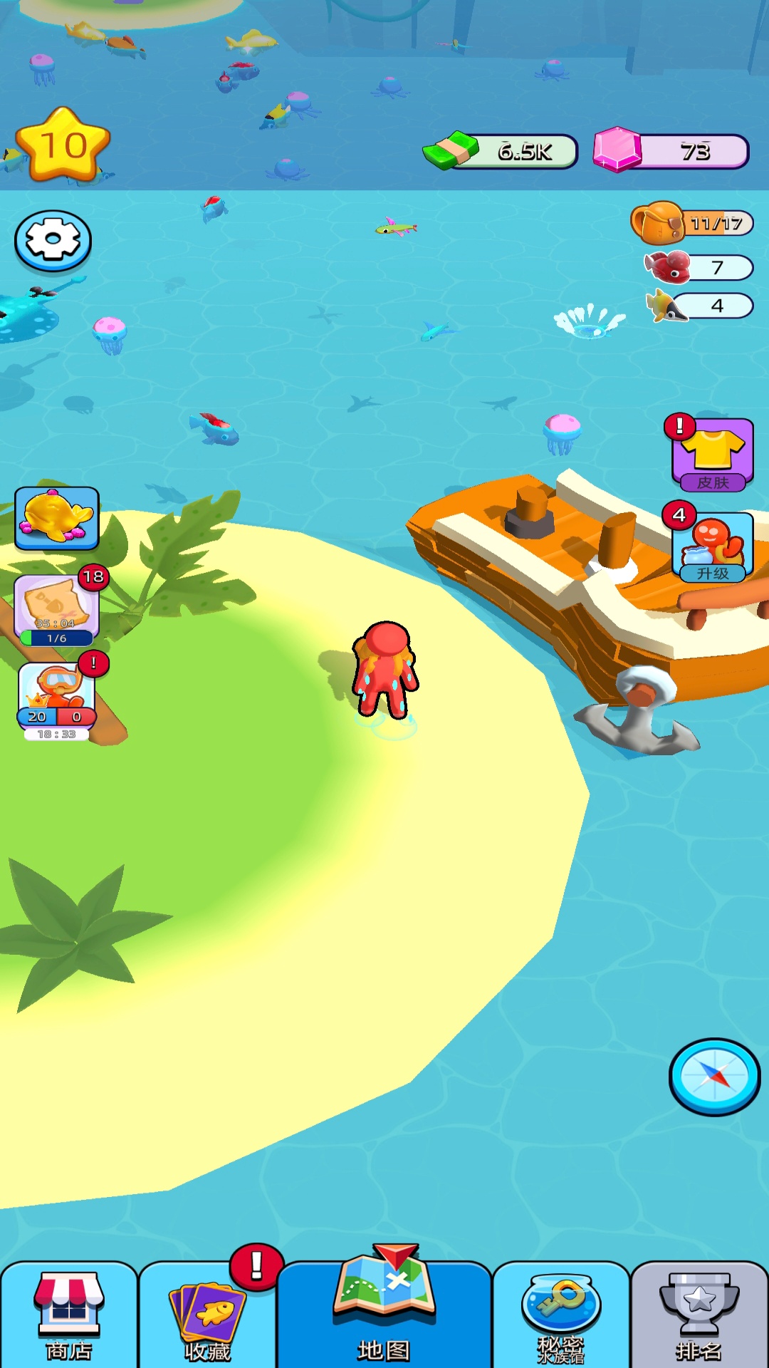 水族箱经营模拟游戏