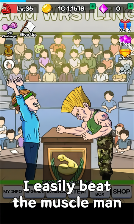 Arm Wrestling Clicker