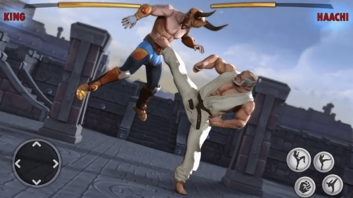 功夫街战斗英雄（Clash of Fighters）游戏图1