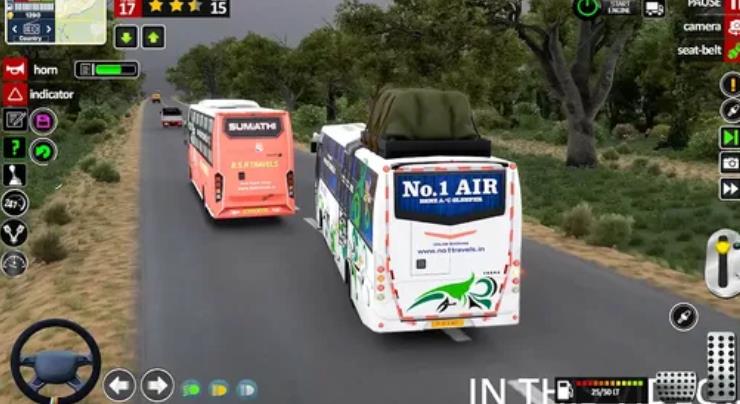 CIty Coach Driving Bus Game 3D最新版图1