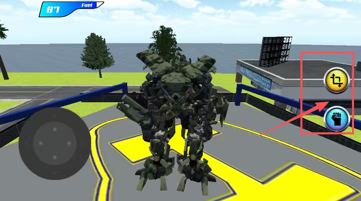X Ray Robot Helicopter游戏