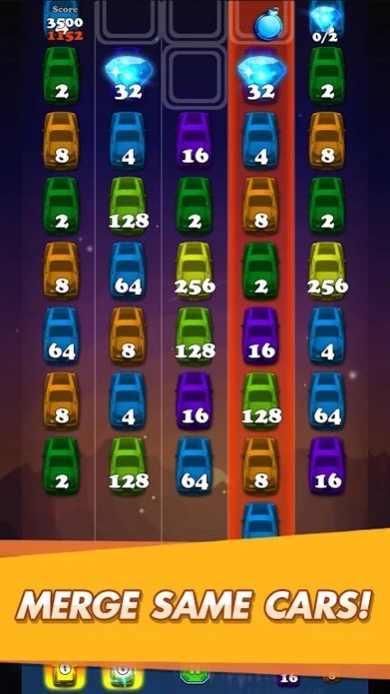 点击汽车2048（Tap Car 2048）图2