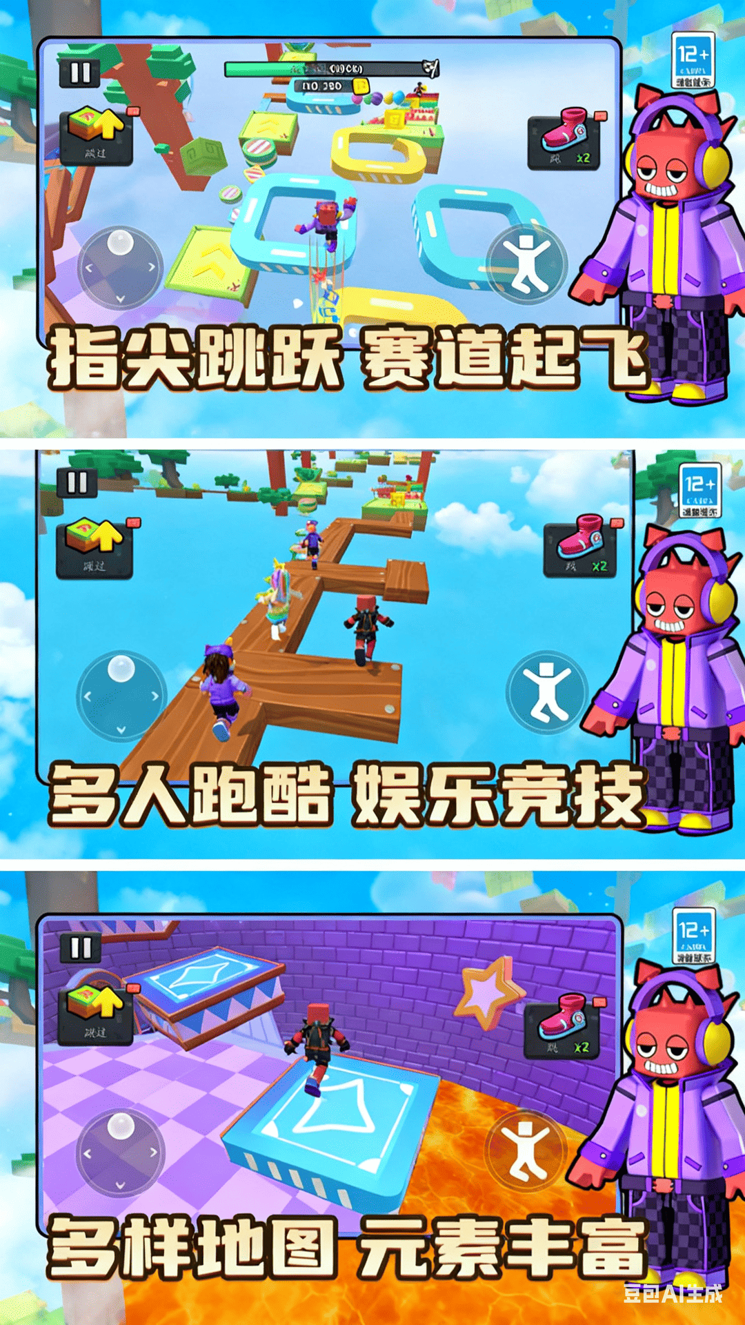 跑酷城市探险游戏