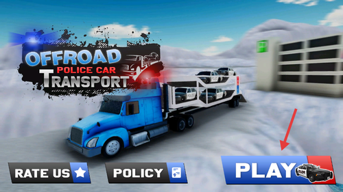 Offroad Police Car Transport游戏