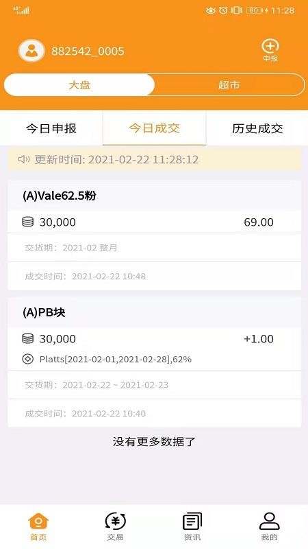 铁矿石现货平台(北铁中心COREX)软件图1