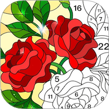 数字填色画画板app图标