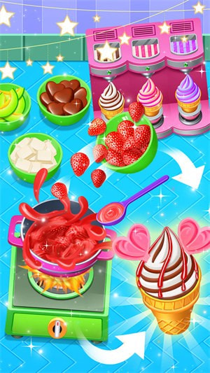五彩冰淇淋制作商店图2