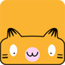 一笔画猫图标