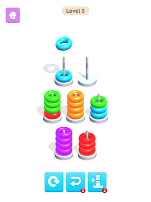 Hoop Color Puzzle游戏图1