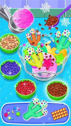 五彩冰淇淋制作商店图4