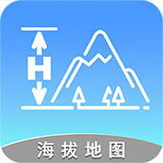 GPS海拔测量地图app图标