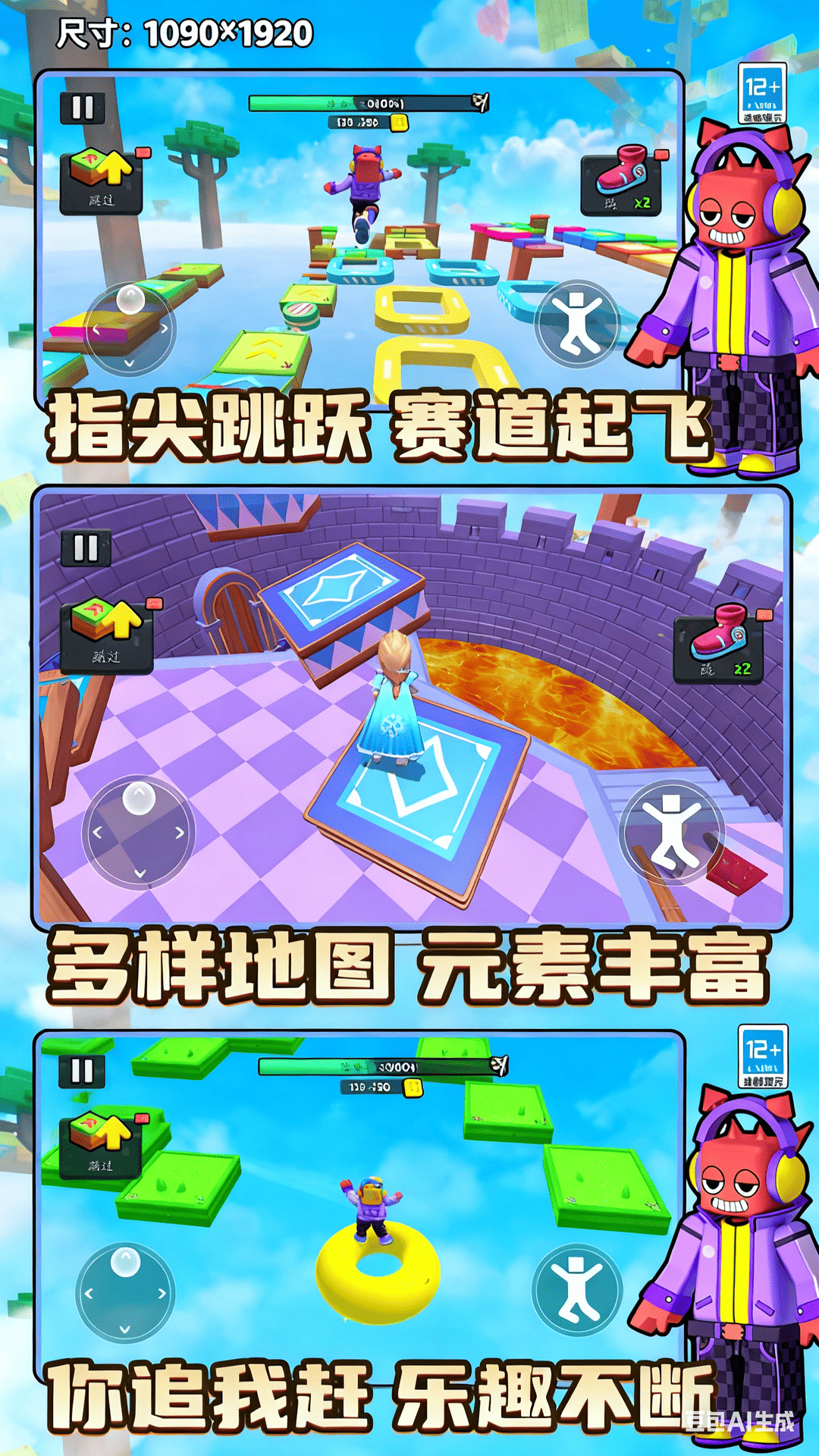 跑酷城市探险游戏图2