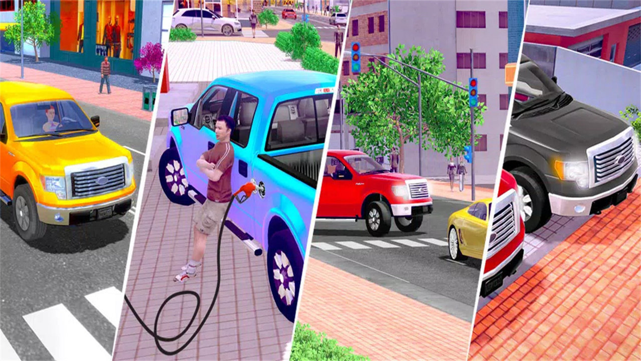 Pickup truck game offroad sim游戏图1