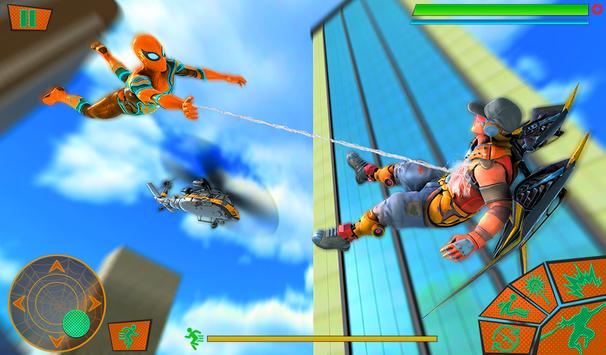 飞行蜘蛛战士模拟(Flying Spider-hero Sim Games)图3