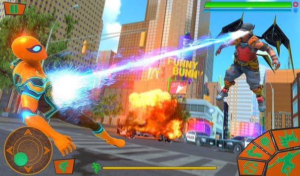 飞行蜘蛛战士模拟(Flying Spider-hero Sim Games)图1