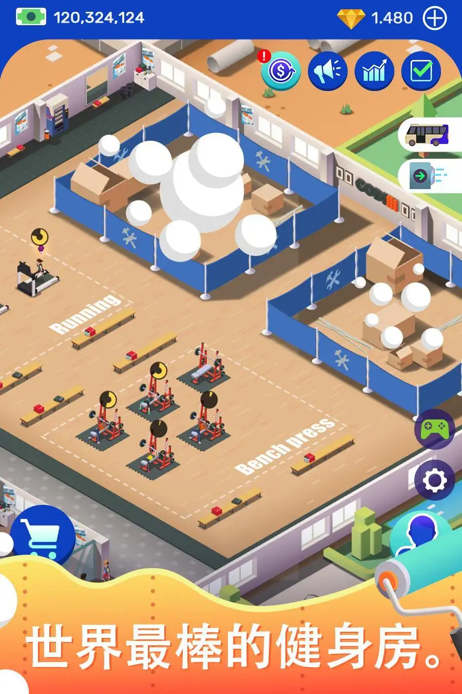 Idle Fitness Gym Tycoon游戏图3