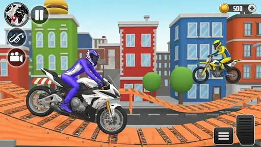 Kids Motorbike Stunt Race Game手机版