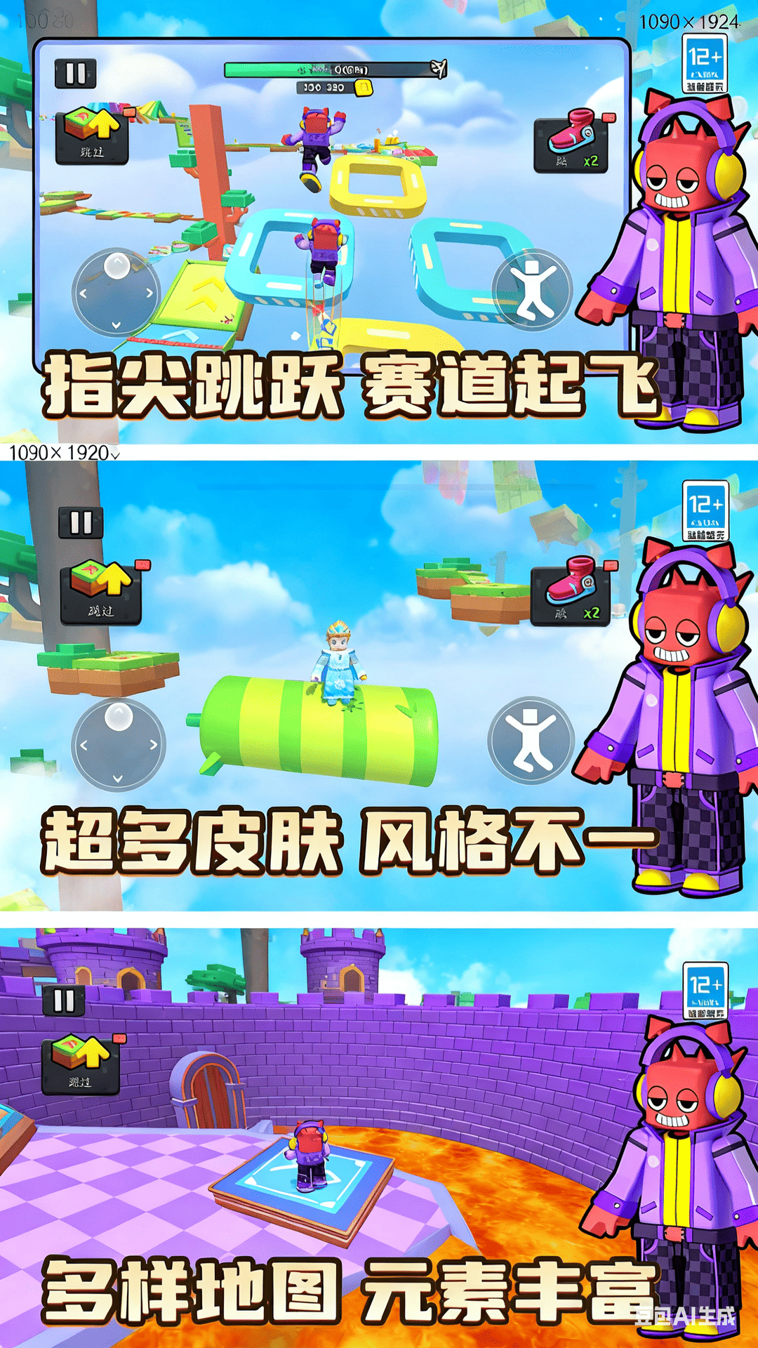 跑酷城市探险游戏图3