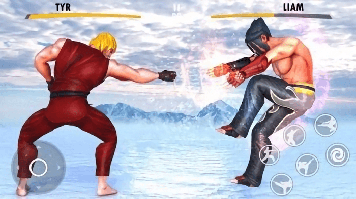 功夫街战斗英雄（Clash of Fighters）游戏图2