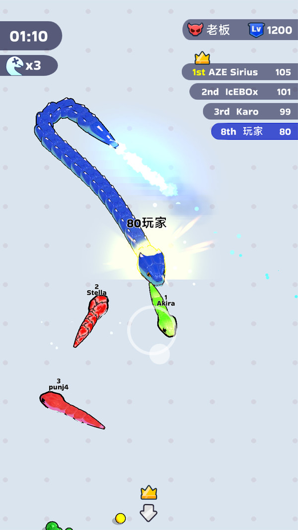 蛇蛇大乱斗游戏图2