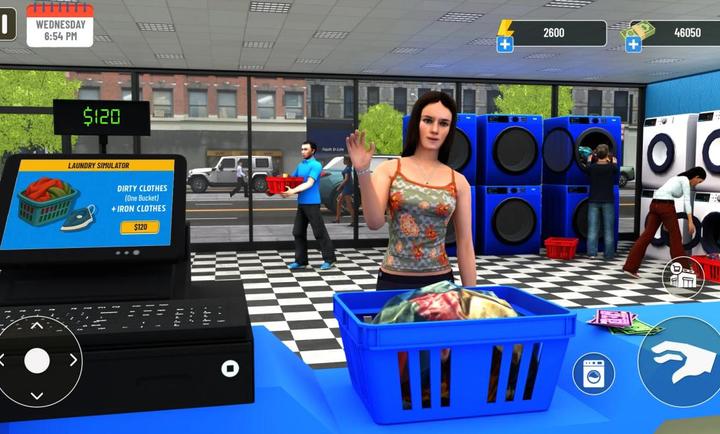 3D自助洗衣店游戏图1