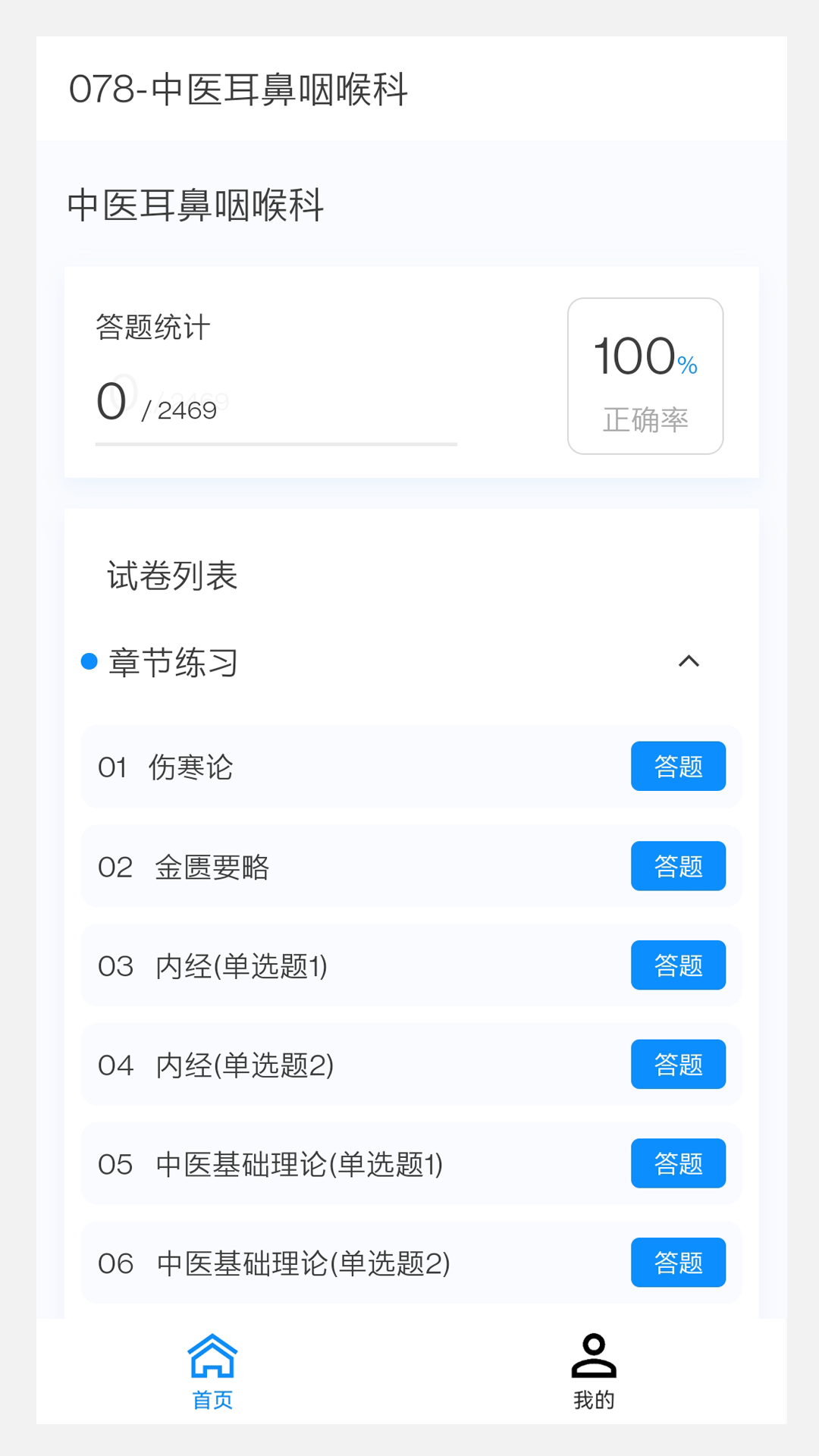 中医耳鼻咽喉科学新题库app