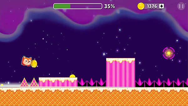 Fox Dash : Geometry Jump游戏图2