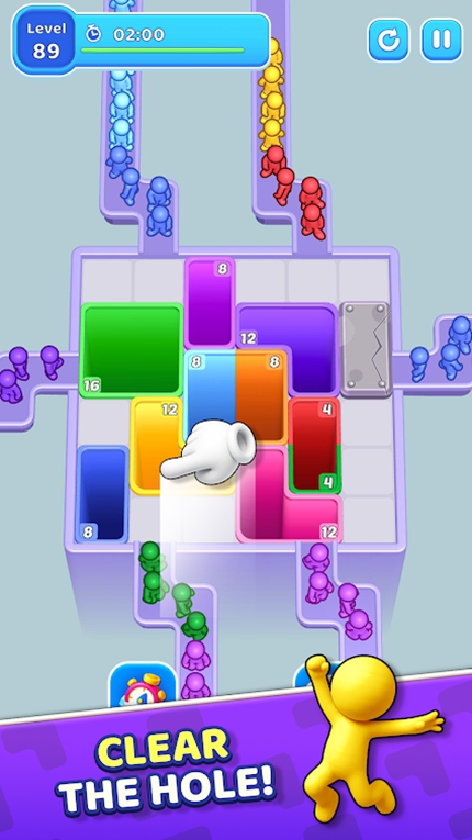 洞塞谜题（Hole Jam Puzzle）游戏图3