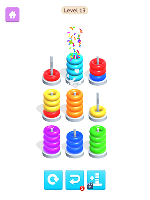 Hoop Color Puzzle游戏图3