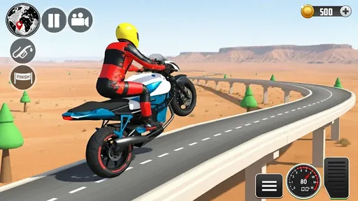 Kids Motorbike Stunt Race Game手机版图3