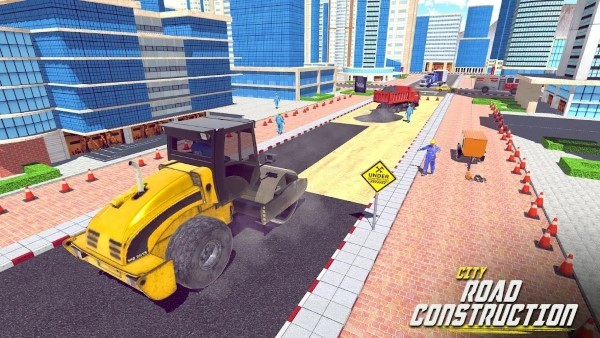 建造施工挖掘机模拟(Excavator Road Construction 3D)图3