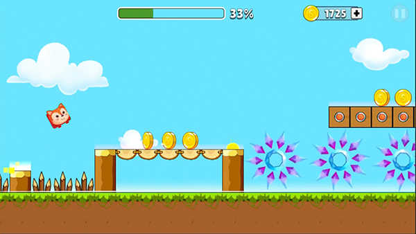 Fox Dash : Geometry Jump游戏