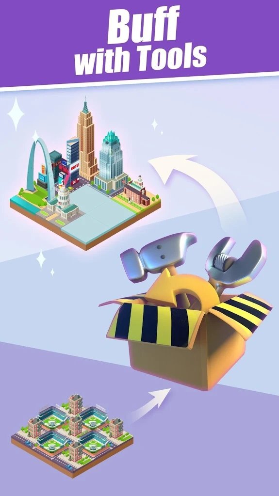 城市合并（CityMerge）游戏图1