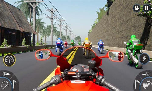 自行车赛车摩托骑士(Bike Racing Moto Rider Game)图3
