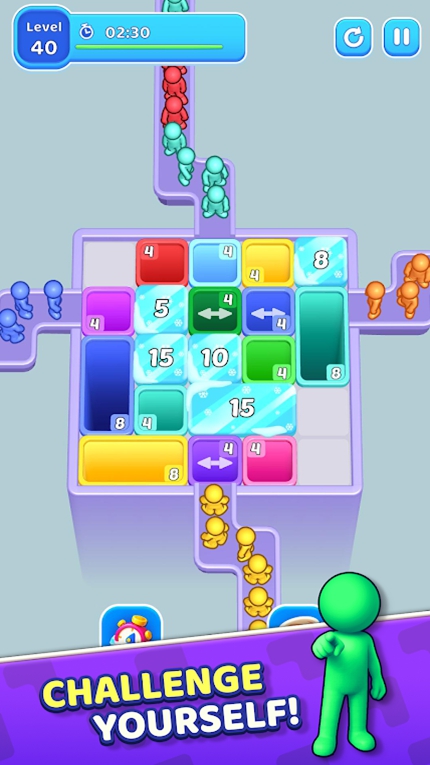 洞塞谜题（Hole Jam Puzzle）游戏