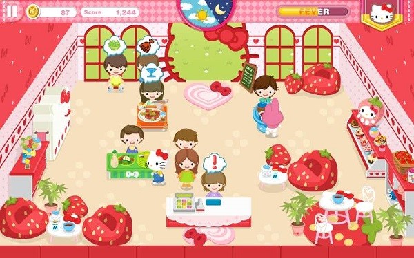 Hello Kitty梦幻咖啡厅游戏图1