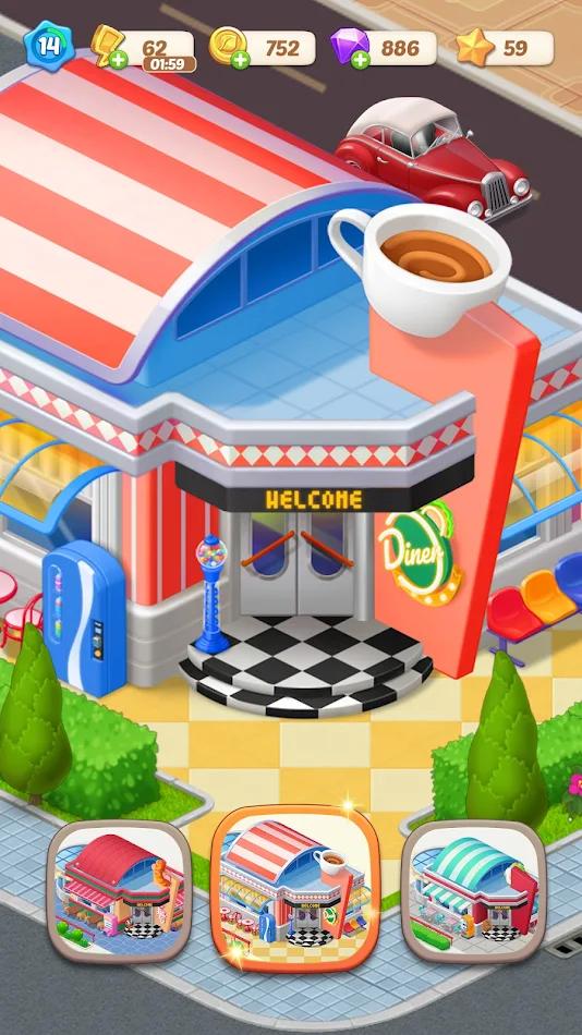 Happy Merge Cafe游戏图1