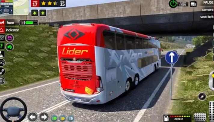 CIty Coach Driving Bus Game 3D最新版图4