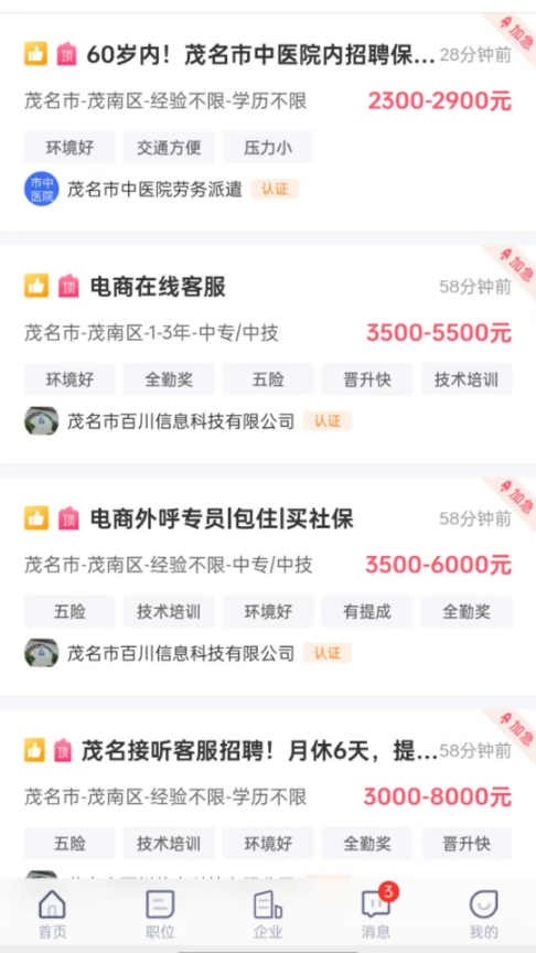 茂名人才网app图1